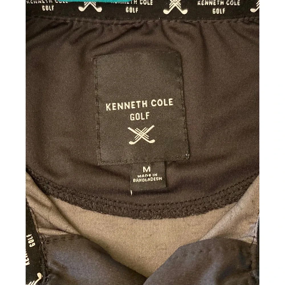 Kenneth Cole Golf Polo Shirt Mens Medium Gray Camo Short Sleeve - Picture 3 of 12